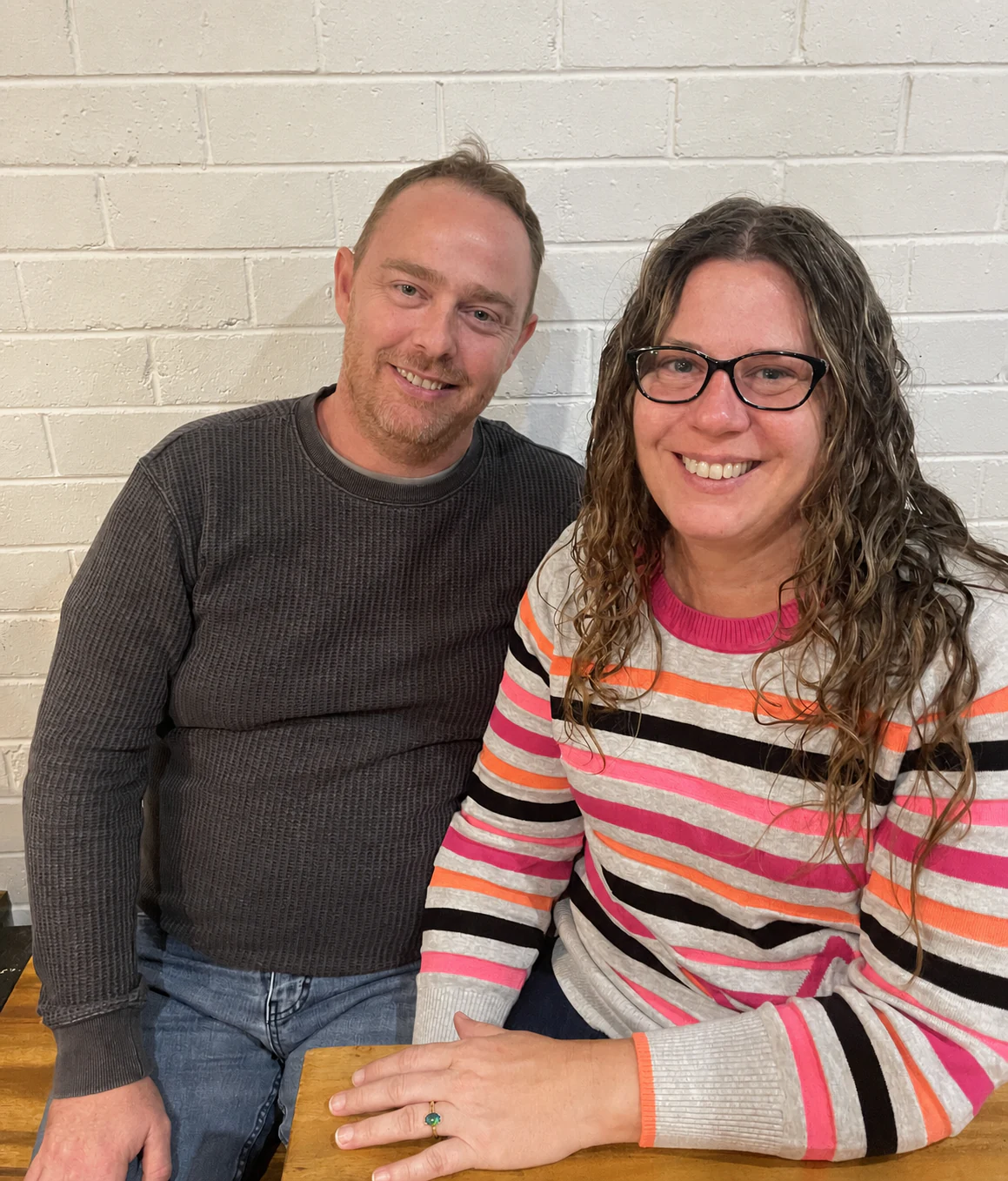 Malinda with her partner
