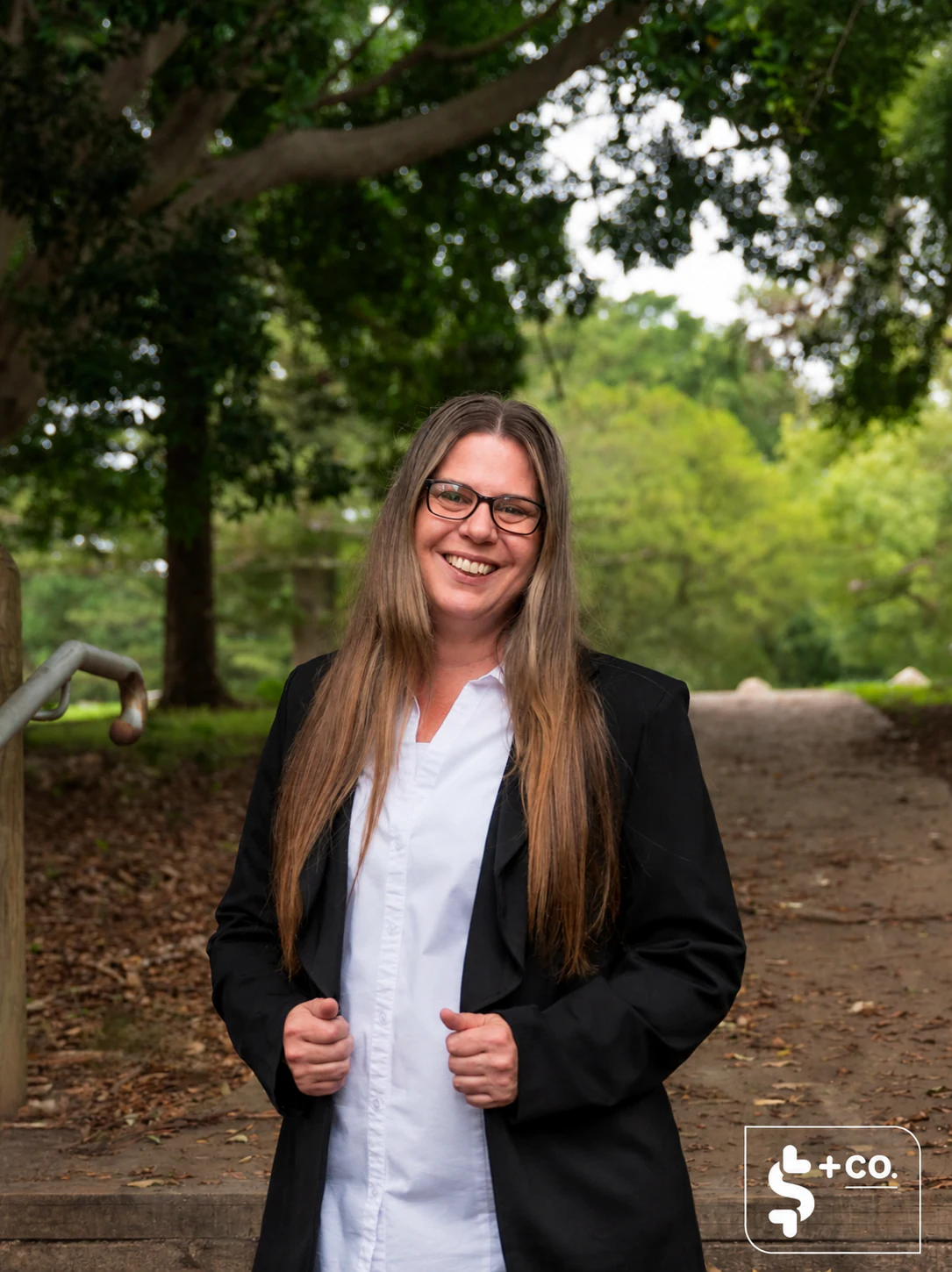 Malinda Sherrard at a park on the Mid North Coast